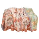 Casa & Beyond Rustic Floral Boho Blanket