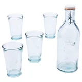 Jamie Oliver Water Bottle + 4 Glasses