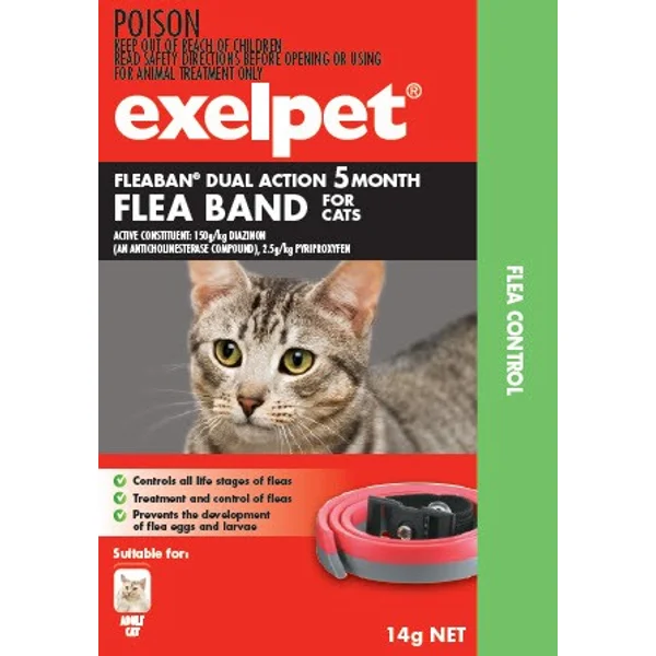 Exelpet Flea Collar Exelpet Fleaban Dual Action Flea Collar For