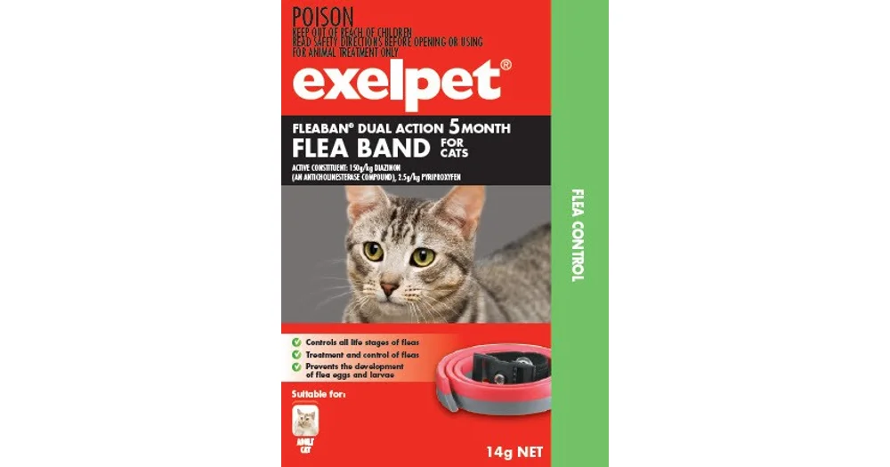 Exelpet Fleaban Dual Action Flea Collar For Cats reviews ProductReview