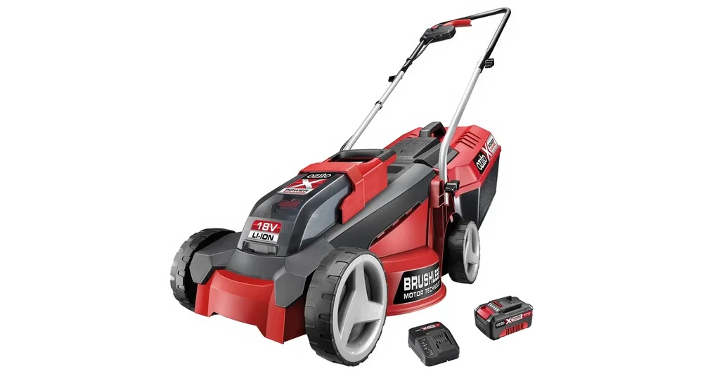 Ozito petrol lawn online mower