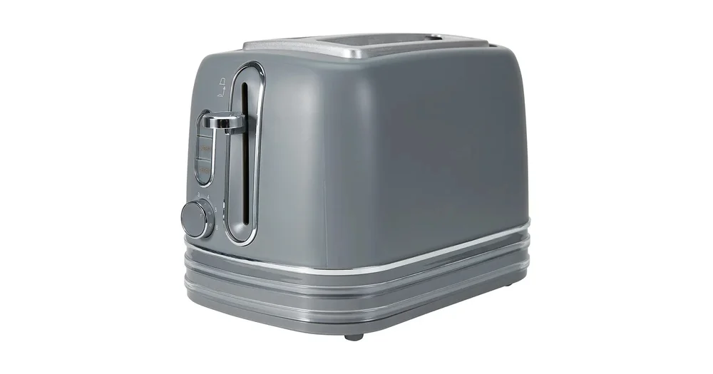 Kmart Anko 2 Slice Matte Grey Toaster