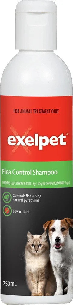 exelpet flea shampoo