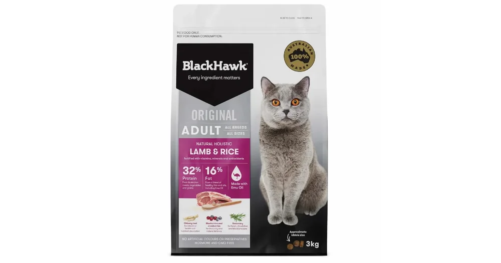 Black Hawk Dry Cat Food Original Lamb & Rice reviews