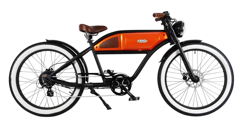 greaser cafe racer style electric bicycle