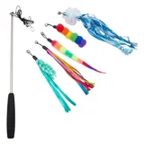 Kmart Anko Cat Toy Multi Teaser Wand