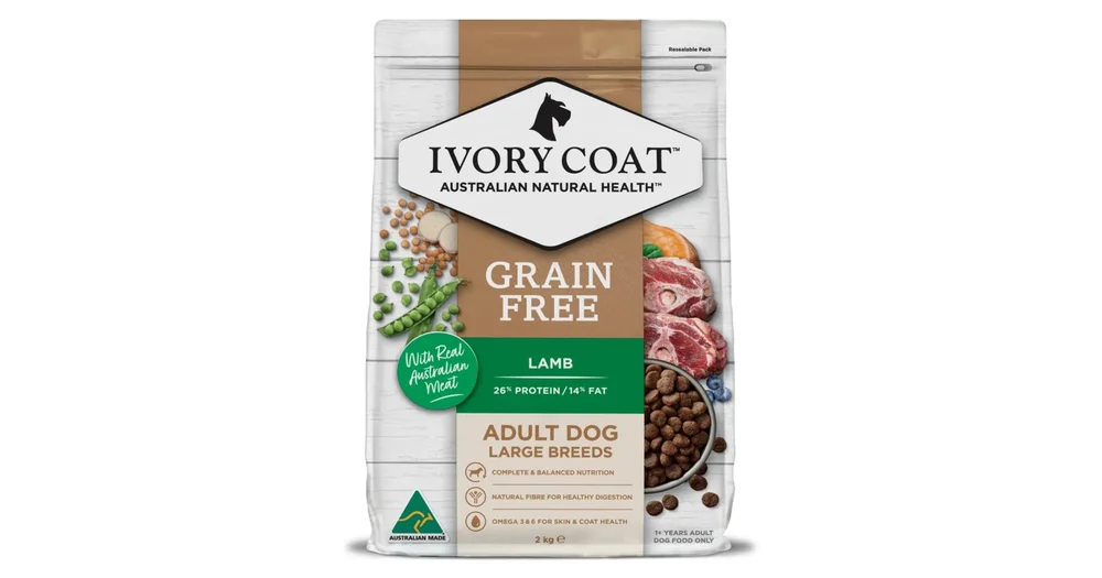 Ivory Coat Grain Free Adult Large Breeds Dry Dog Food Lamb reviews