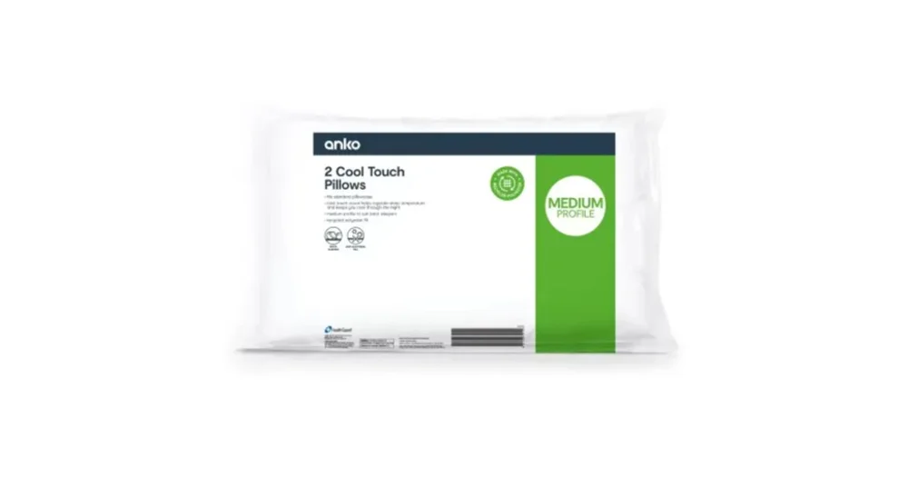 Kmart Anko Cool Touch Pillows 2 Pack