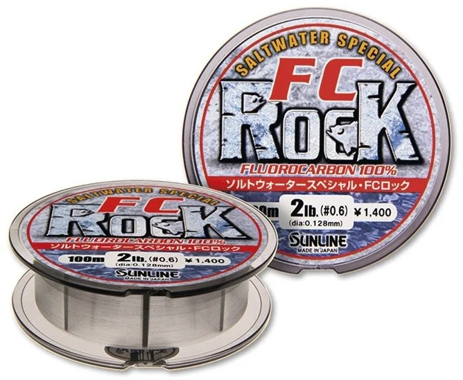Sunline FC Rock Fluorocarbon Leader From 3Lb50Lb BRAND NEW Ottos