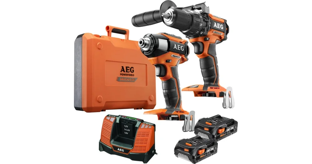 Aeg discount 18v set