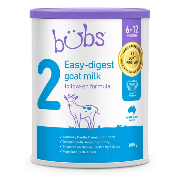 ぴま　五缶　bubs Easy-digest goat milk 2 2 pack) Bubs Goat Milk Powder Baby Formula with Iron for 0