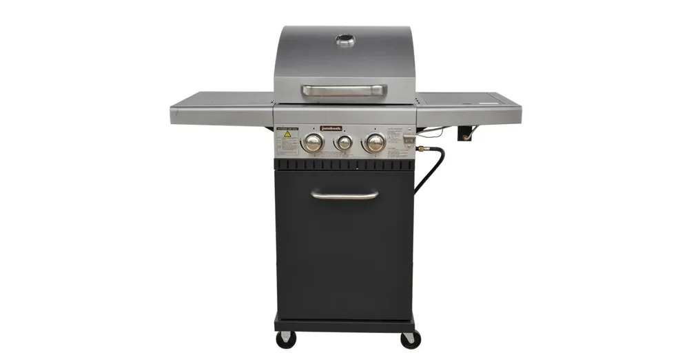 Jumbuck 2 burner hooded bbq hotsell