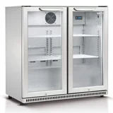 Husky 190L Double Door Drinks Chiller HUS-C2-840 (Stainless Steel)