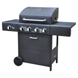 Red Centre 4 Burner with Hood