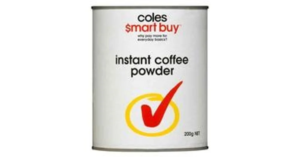 Coles Smart Buy Instant Coffee Powder