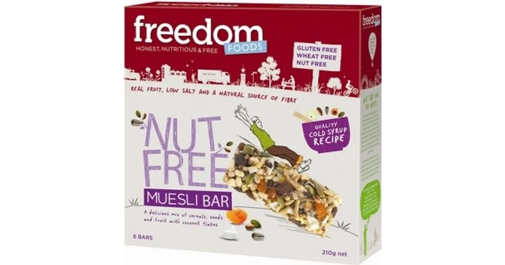 Freedom Foods Nut Free Muesli Bar reviews