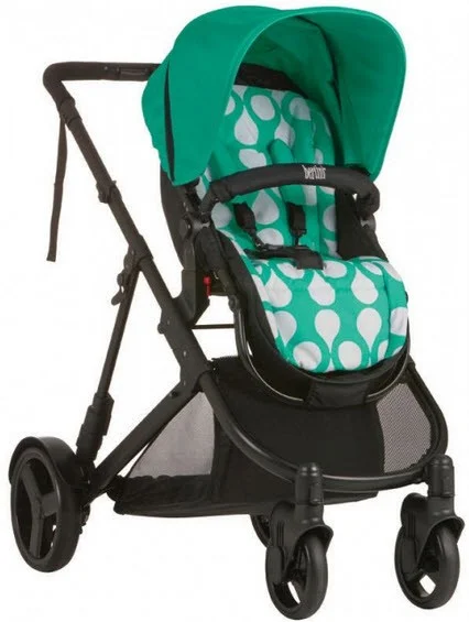 bertini double pram