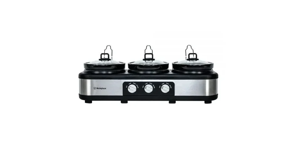 Westinghouse 3 Pot Slow Cooker WHSC03SS
