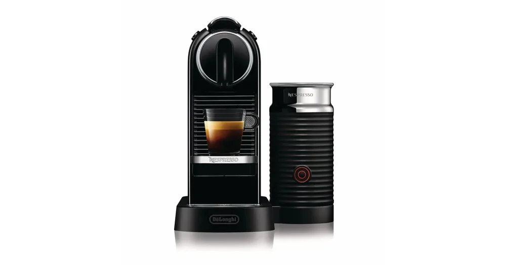 Nespresso by De'Longhi Citiz Black Espresso Machine with Milk Frother +  Reviews