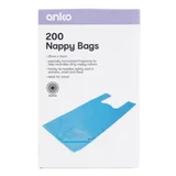 Kmart 200 Pack Nappy Bags