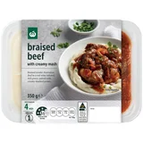 Woolworths Braised Beef with Creamy Mash