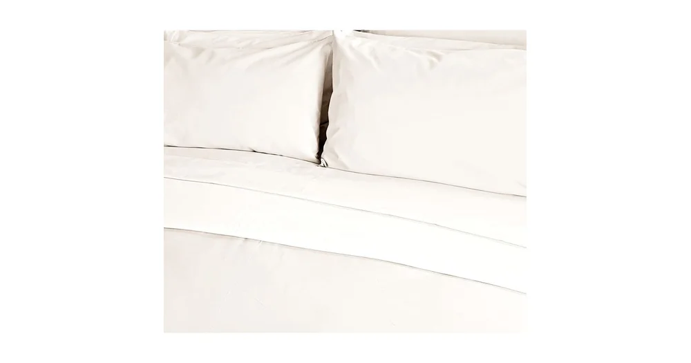 Organature Organic Cotton Poplin Bedding Sheets (Natural