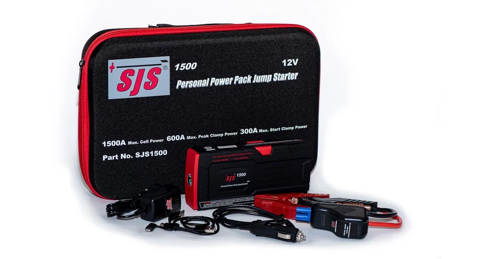SJS Personal Power Pack Jump Starter 1500Amp