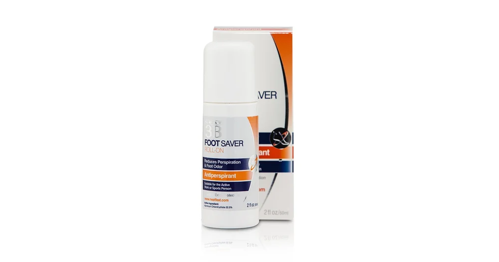 Neat Feat 3B Foot Saver RollOn Antiperspirant Deodorant