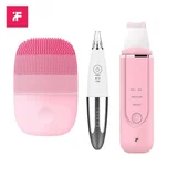 Inface Facial Cleansing Brush and Ultrasonic Ion Cleansing Skin Scrubber