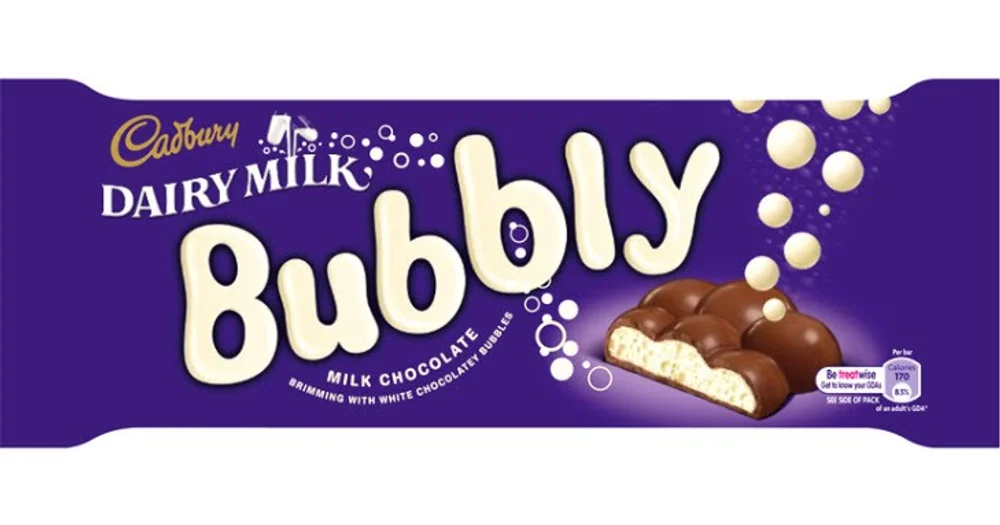 CADBURY Dairy Milk Mint Bubbly Chocolate 155g Khampasert