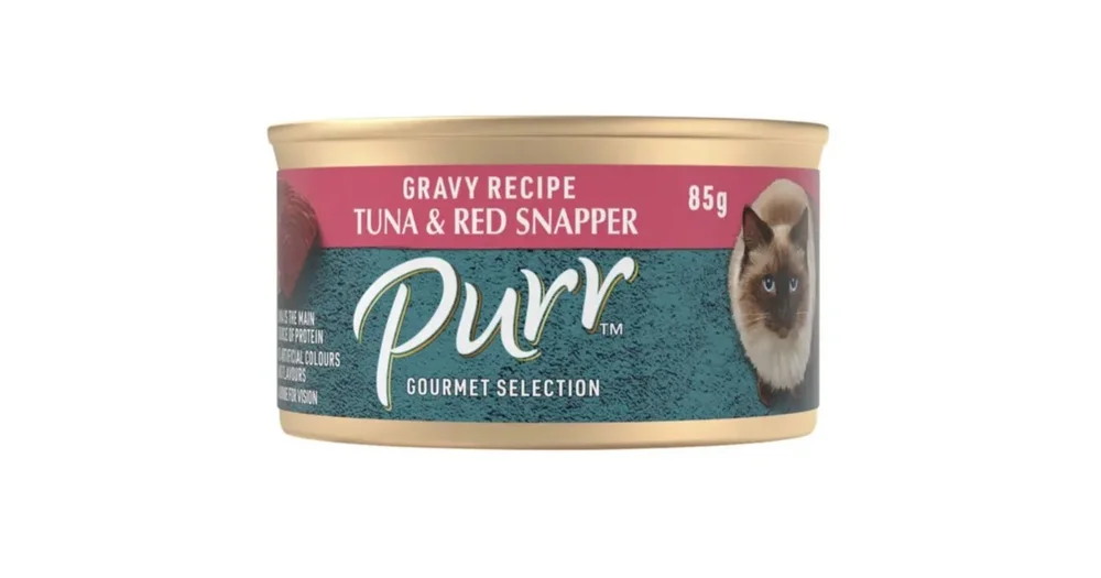 Purr Succulent Red Snapper Tuna In Gravy Cat Food reviews ProductReview