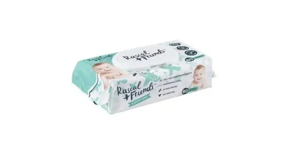  Rascal + Friends Sensitive Baby Wipes, 216 Count