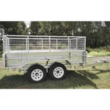 King Kong 10 X 6 Tandem Axle Hydraulic Tipper Galvanised Box Trailer