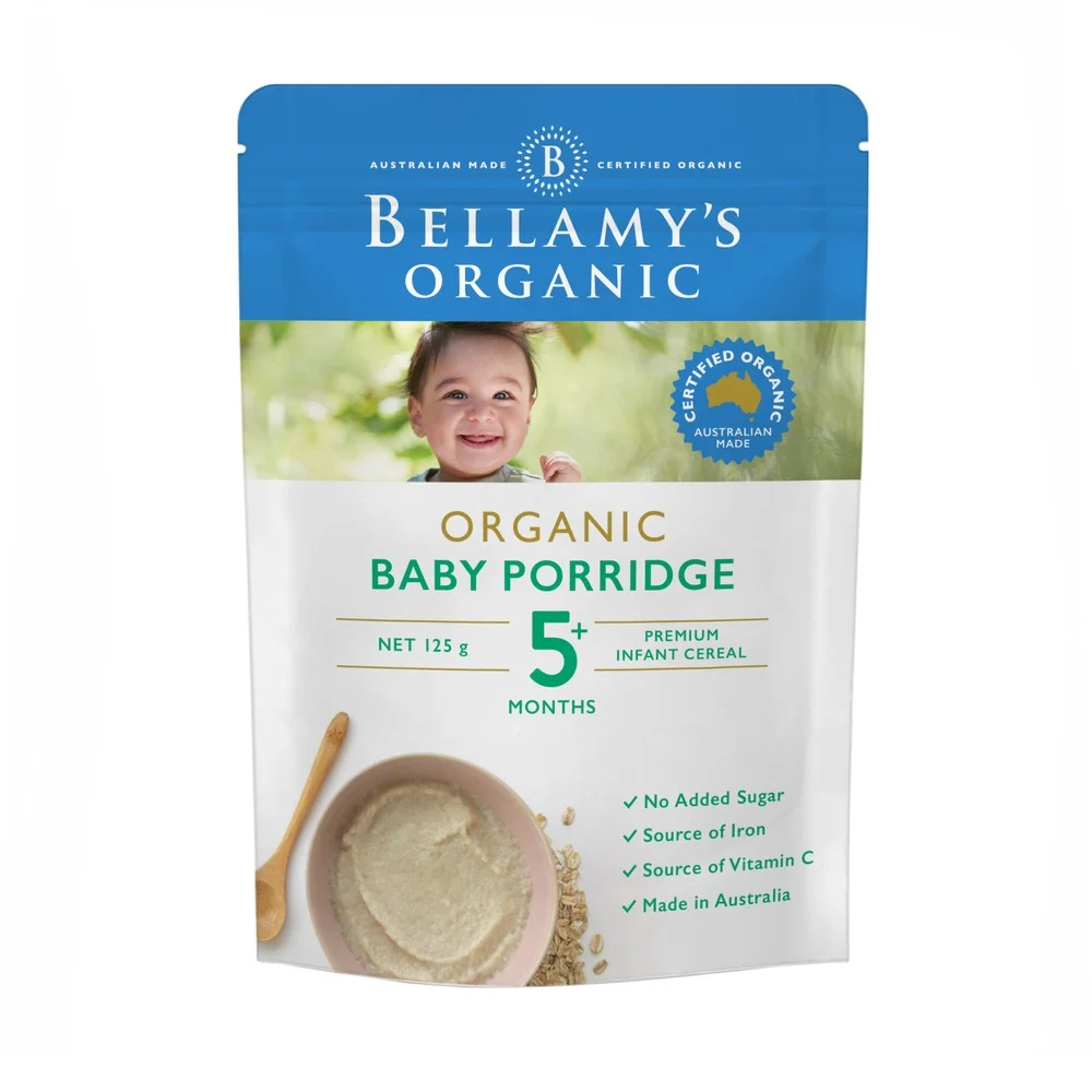 bellamy organic cereal