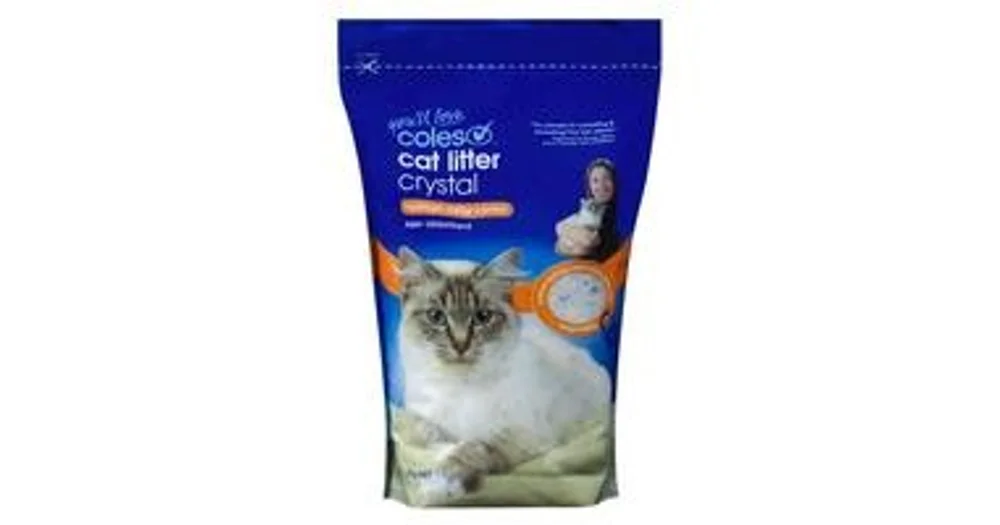 Cat litter shop crystals coles