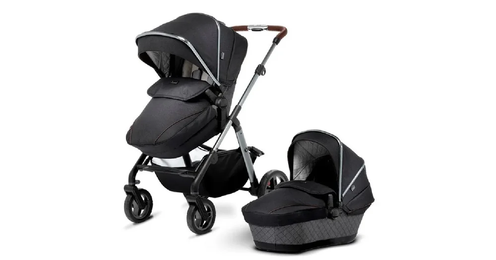 Henley silver store cross pram