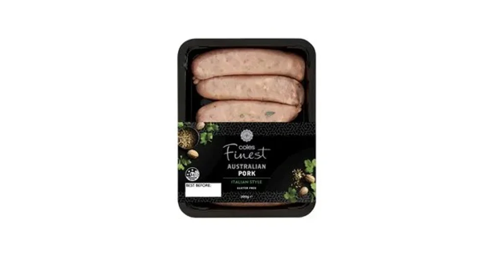 Coles Finest Italian Style Pork Sausages reviews