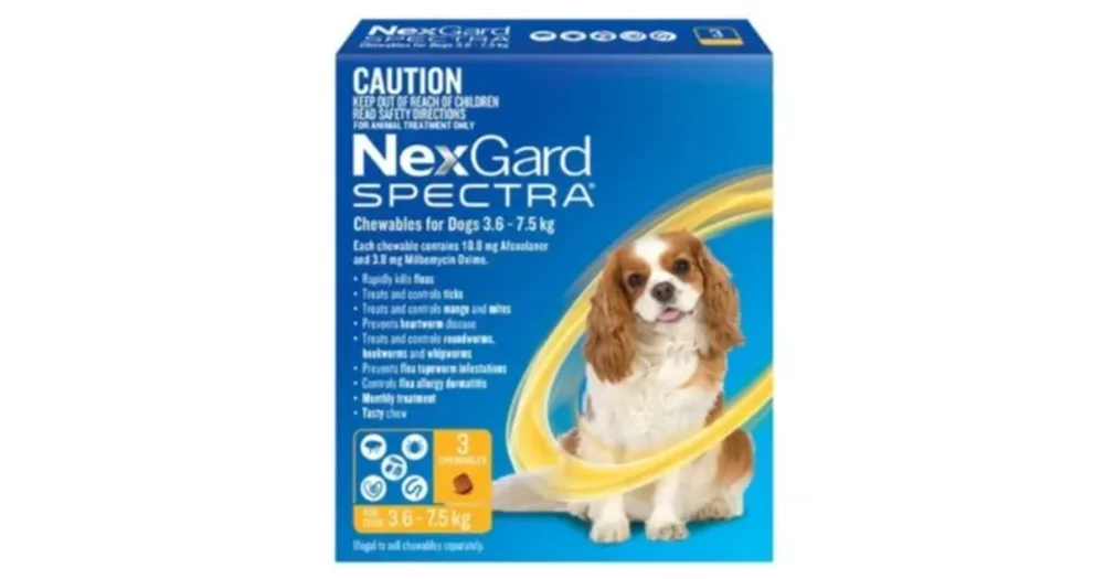 Nexgard spectra small 2024 dog best price