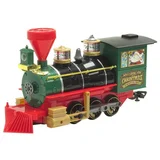 Eztec Happy Holiday Express With Headlight & Music Christmas Train Set