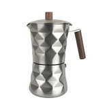 Coffee Culture Moka Pot Diamond Stainless Steel