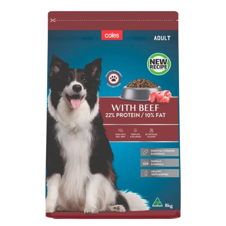 Coles Adult Dry Dog Food With Beef reviews