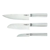 ChefX Kusunoki 3 Piece Starter Set Silver