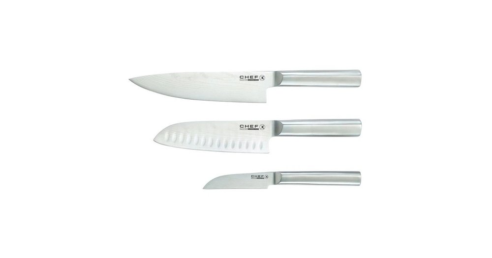 ChefX Kusunoki 3 Piece Starter Set Silver reviews | ProductReview.com.au