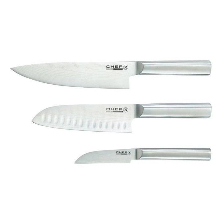 ChefX Kusunoki 3 Piece Starter Set Silver reviews | ProductReview.com.au