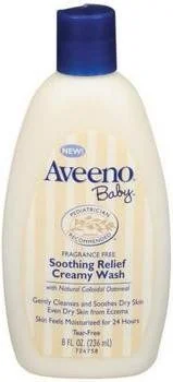 aveeno baby soothing relief creamy wash