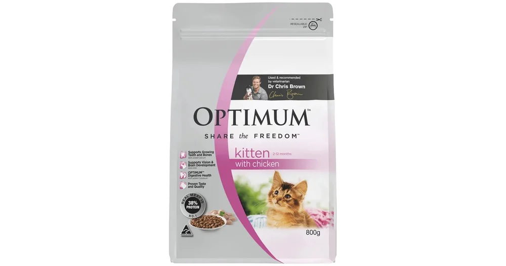 Optimum Kitten with Chicken Dry Cat Food reviews ProductReview