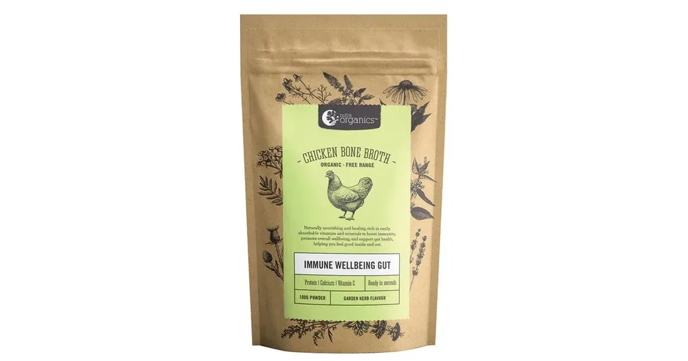 Nutra Organics Chicken Bone Broth Garden Herb