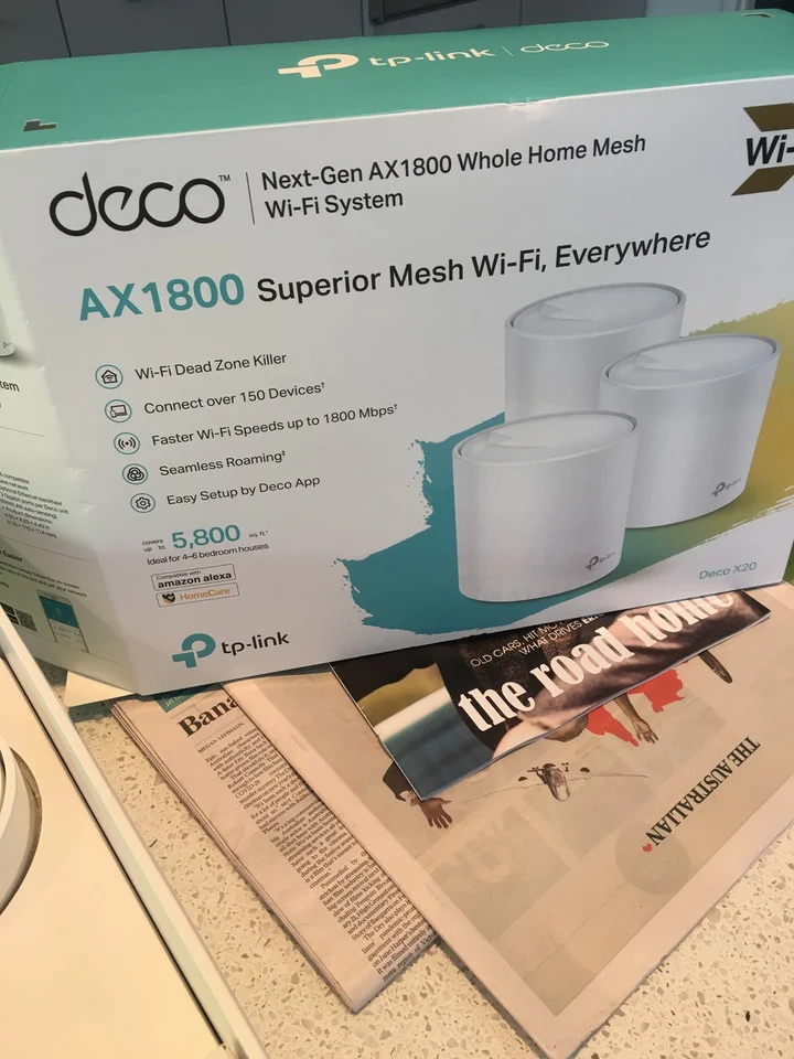 TP−LINK DECO X20 2-PACK WHITE　AX 1800 WiFi Mesh TP-Link DECO X20 (2-PACK) AX1800