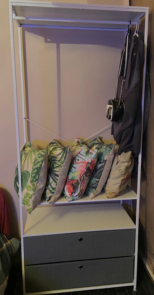 Kmart Garment Rack with 2 Drawers reviews | ProductReview.com.au