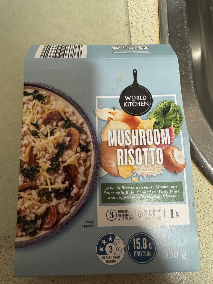 ALDI World Kitchen Mushroom Risotto reviews | ProductReview.com.au